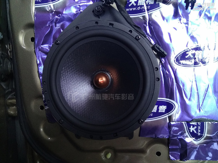 广州汽车音响改装 别克威朗改装惠威EX-650、X3、BD12.0-V音响