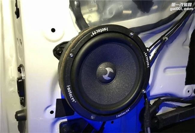 汕头悦心汽车音响改装别克GL8升级德国艾索特喇叭