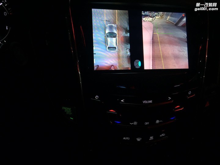 凯迪拉克ATS改装360全景行车记录仪倒车影像