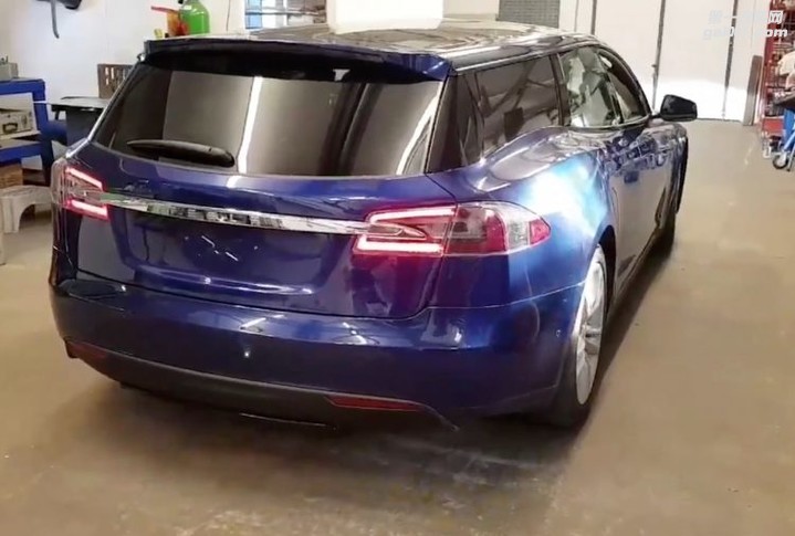 特斯拉Model S旅行车改装项目完成