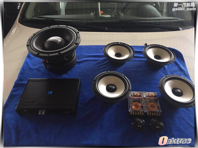 凯越汽车音响改装意大利AuidoSystem音乐系统AT650c两分频套装...