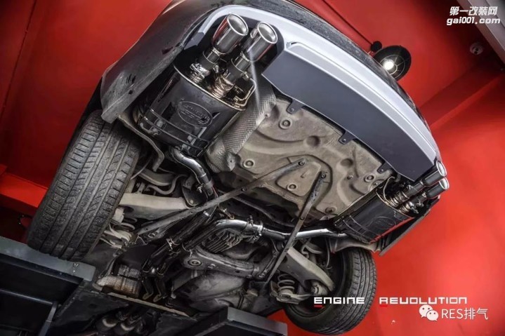 Audi A7 3.0T 改装RES中尾段智能电子可变阀门排气