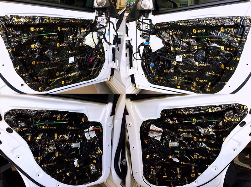 （南宁）奔驰C200L隔音改装+全车中道隔音改装
