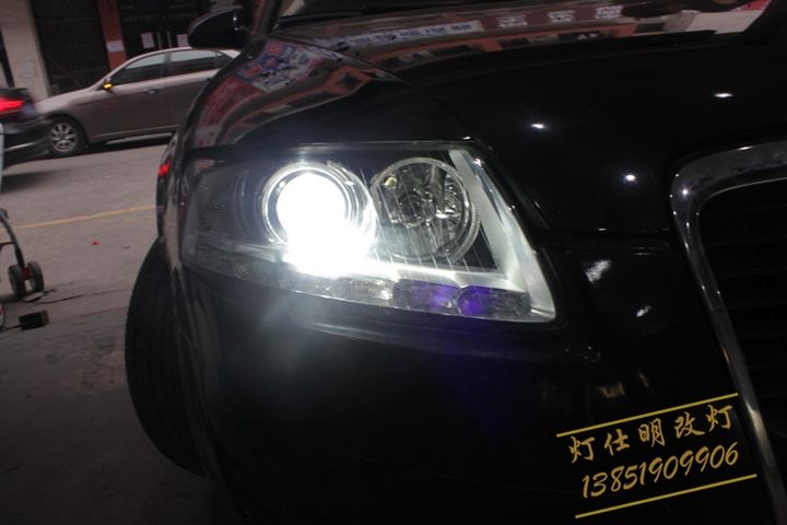 南京奥迪A6车灯改装