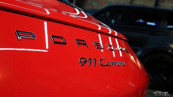 石家庄保时捷911原厂漆面保护贴XPEL隐形车衣