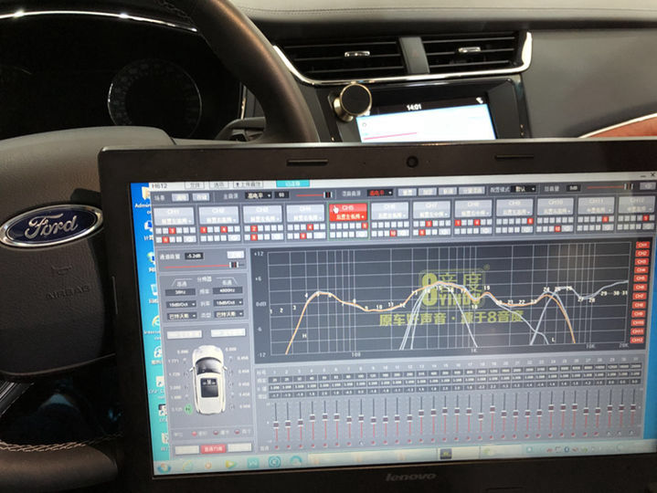 福特金牛座汽车音响升级8音度H812 DSP，北京朝阳区车路仕...