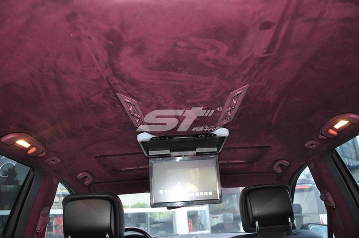 北京盛唐奔驰GL550改装电动座椅,内饰改色