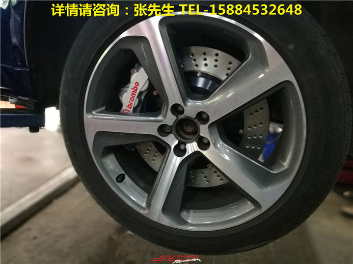 成都 奥迪Q5-3.0T 改装BREMBO GT6大六卡钳鲍鱼 及SUPE R 后加大.....