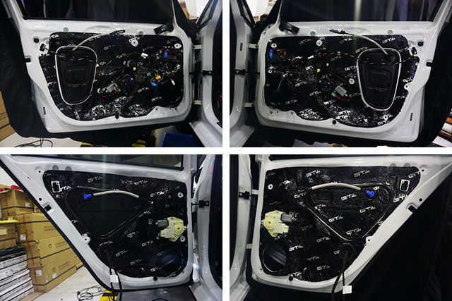 大众高尔夫全车隔音改装GT汽车隔音降噪 重庆渝大昌音响改