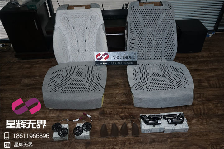 18款奔驰S450L改原厂前排座椅通风 北京星辉无界专业奔驰改装