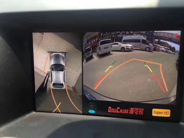 沃尔沃XC60改装360全景行车记录仪倒车影像