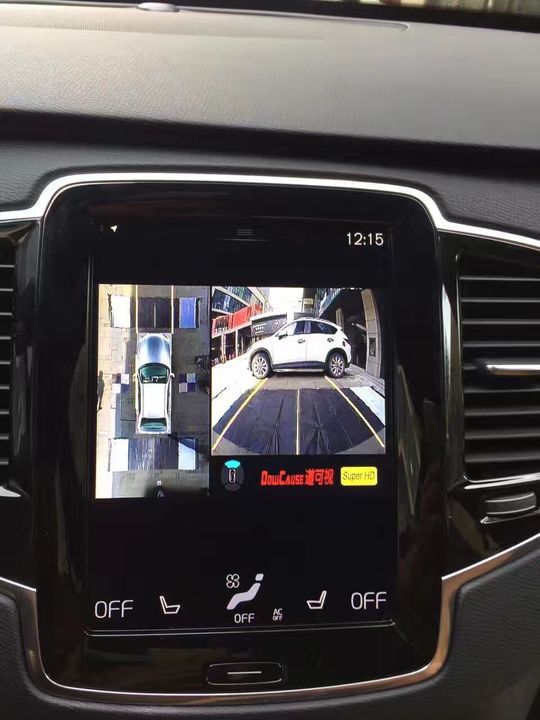 新款沃尔沃XC90改装道可视360全景行车记录仪