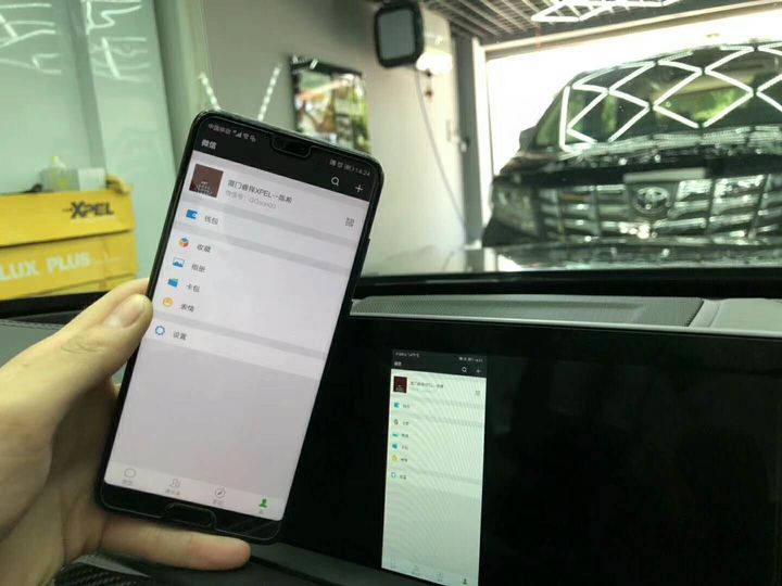 宝马M4激活原厂carplay和安卓多屏互动功能