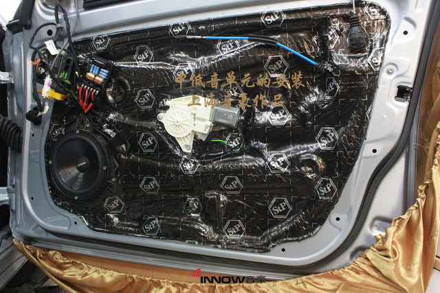 奔驰E260L汽车音响改装德国伊顿pro175.2 两分频喇叭—上海音...