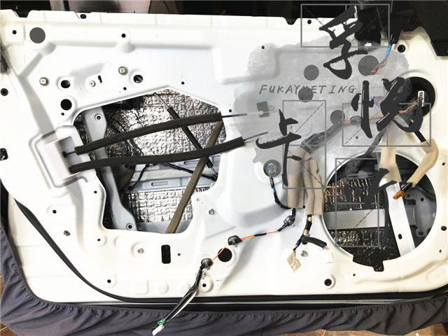 济南汽车音响改装英菲尼迪Q50改装海螺3系三分频汽车喇叭