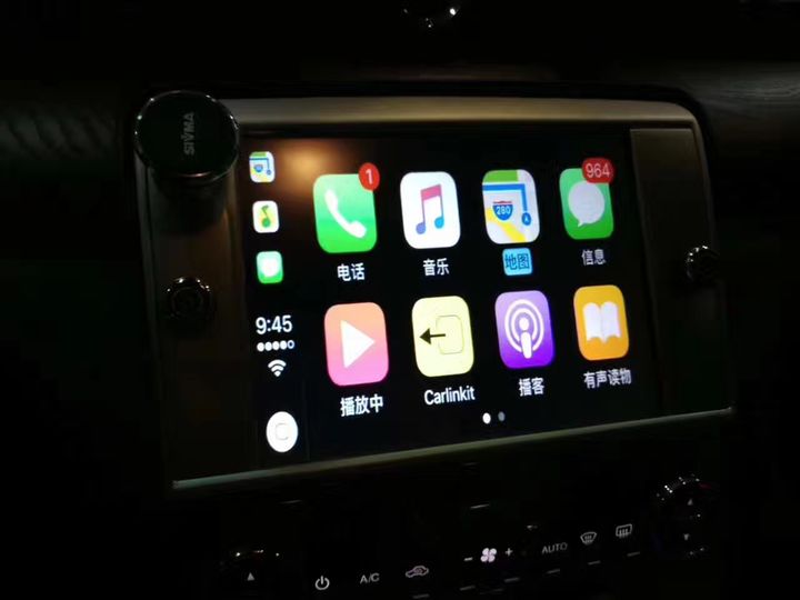 玛莎拉蒂总裁GT改装CarPlay手机互联功能