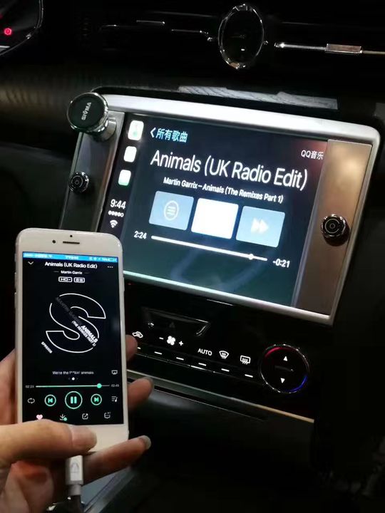 玛莎拉蒂总裁GT改装CarPlay手机互联功能