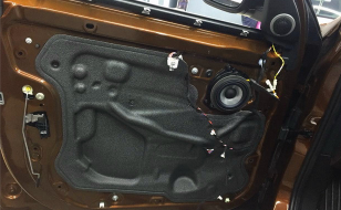 宝马X1汽车音响改装来福宝马专用三分频