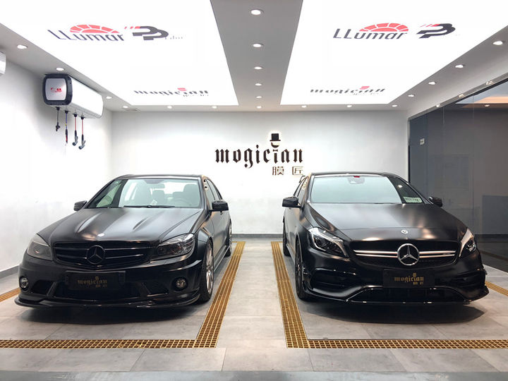 奔驰AMG A45与奔驰AMG C63在膜匠的不解之缘