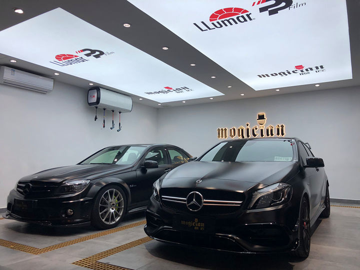 奔驰AMG A45与奔驰AMG C63在膜匠的不解之缘