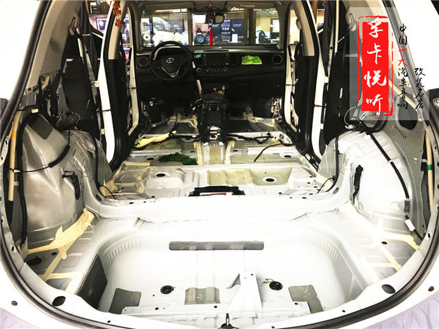 济南汽车音响改装 丰田RAV4全车欧洲赛伦科特环保隔音