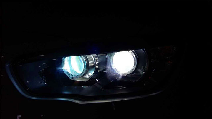 宝马2系大灯不够亮升级米石LED大灯，贵阳专业车灯改装