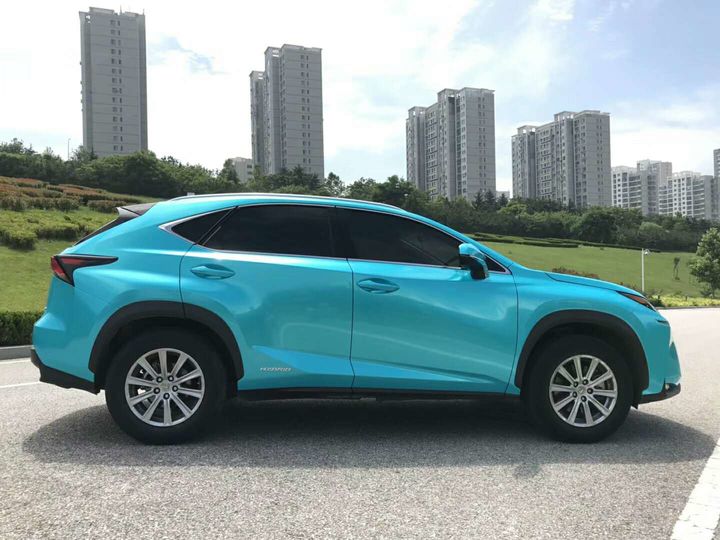 雷克萨斯 NX300h 装贴富士原彩水晶湖蓝