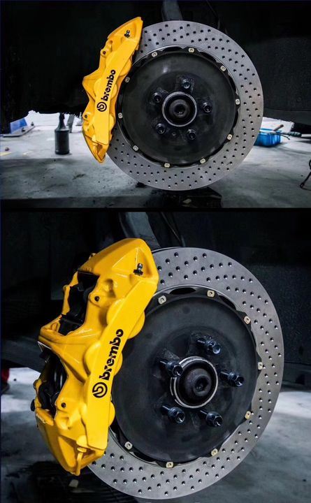 奥迪A5升级日本RAYS锻造轮毂和意大利Brembo GT案例