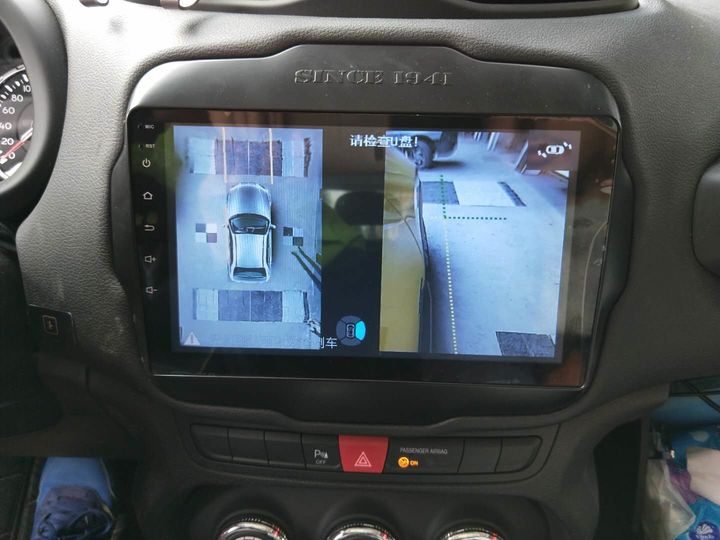吉普自由侠改装道可视360度全景行车记录仪
