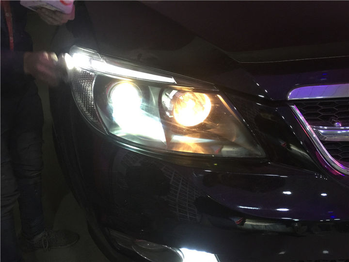 比亚迪S6车灯改装立盯LED大灯，贵阳兴美源专业改灯