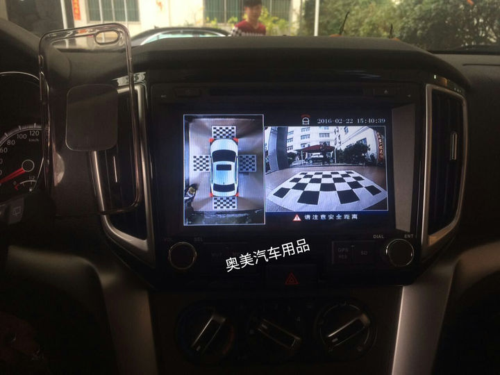 启辰T70改装360度全景行车记录仪安卓大屏导航