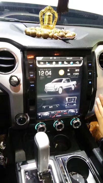 丰田坦途改装安卓竖屏导航倒车影像