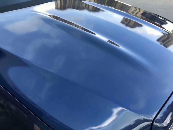 奔驰E300全车上装艾利铸造级亮面金属深蓝