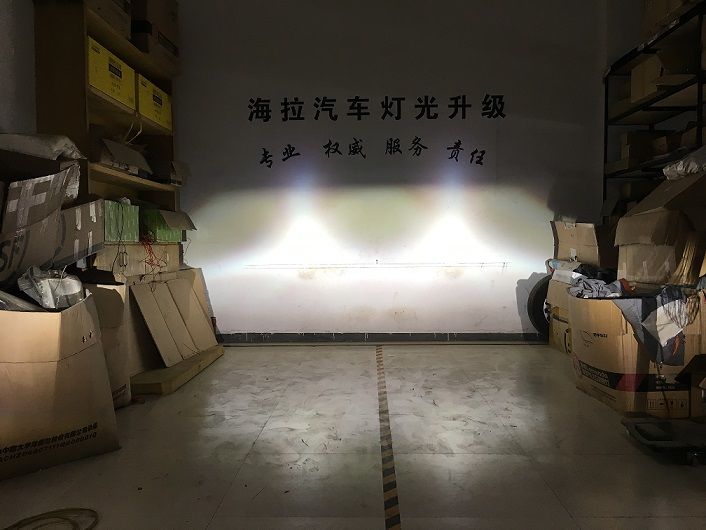 衢州海拉灯光专业改装升级宝沃BX70改装GTR海拉5双光透镜