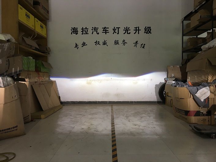 衢州海拉车灯专业改装升级中心大众途观升级海拉5双光透镜