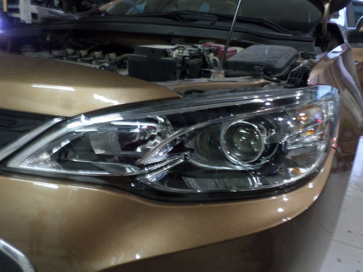 科沃兹车灯改装灯官改灯升级海拉5双光透镜案例展示