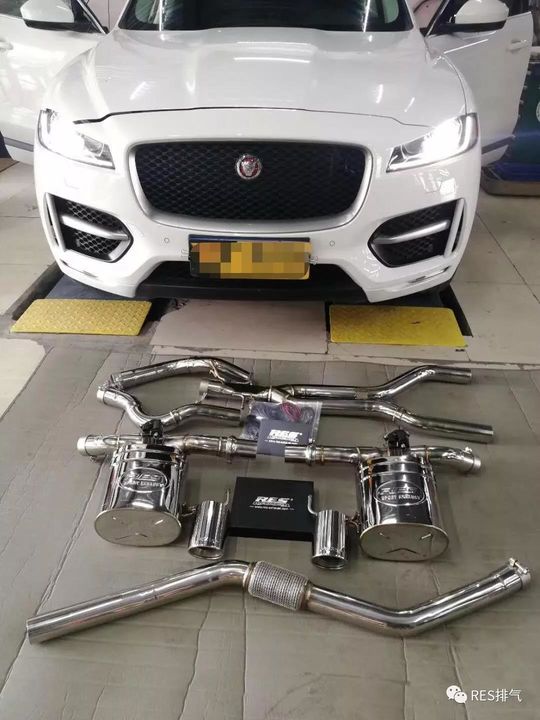 18款捷豹F-pace 2.0T 改装RES智能电子可变阀门排气