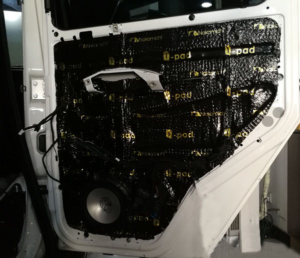 奔驰G350汽车音响隔音降噪改装 重庆乐车坊改装过程解析
