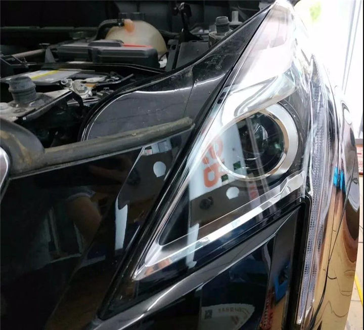 成都凯迪拉克XT5车灯改装升级米石M2酷动版LED大灯双光透镜!
