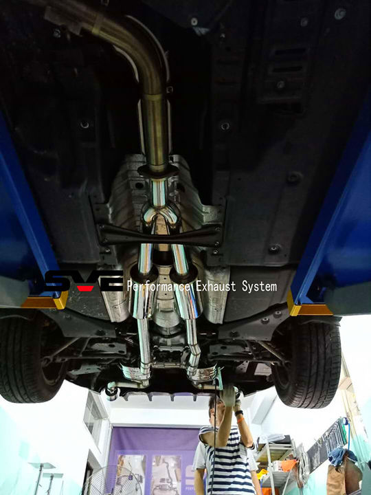 广州首例18款英菲尼迪Q50L改装SVE中尾段阀门排气搭配碳纤...