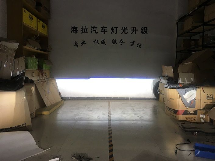 衢州海拉车灯专业改装思域改装GTR四透镜