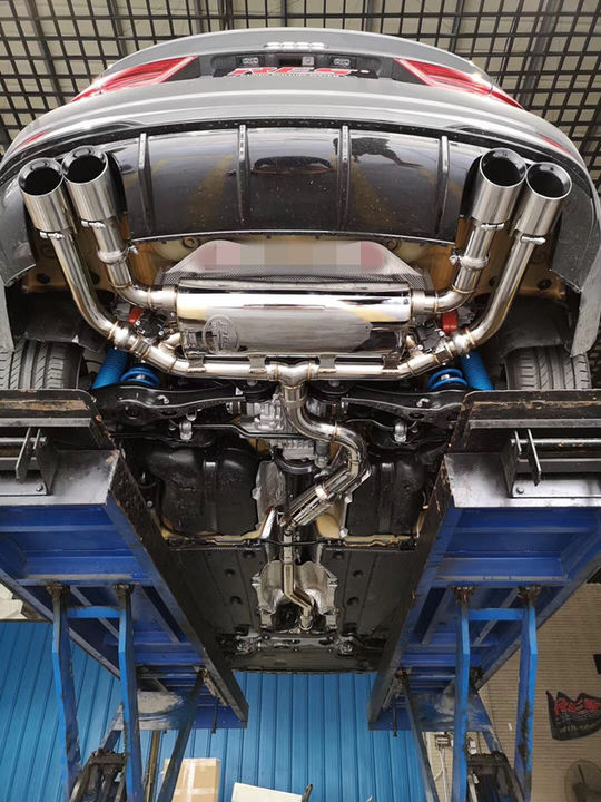 Audi S3 改装RES智能电子可变阀门排气APP款控制系统案例；