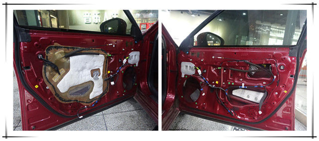 2，拆开汽车门板，可以发现门板隔音措施极为欠缺.jpg