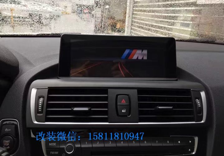 宝马2系220i218i改装安卓大屏导航倒车影像
