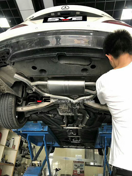 广州奔驰CLA220改装SVE中尾段阀门排气