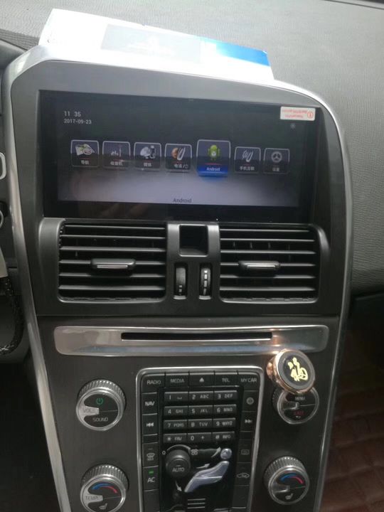 沃尔沃XC60改装安卓大屏导航倒车影像