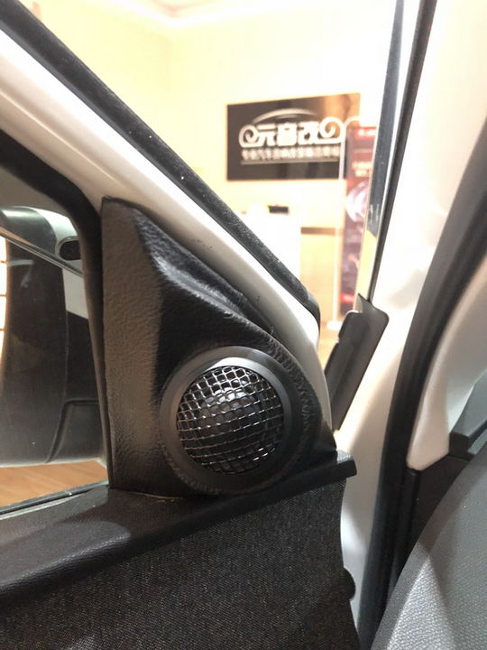 4，德国RS竞赛两分频套装高音单元安装在门板三角位处.jpg