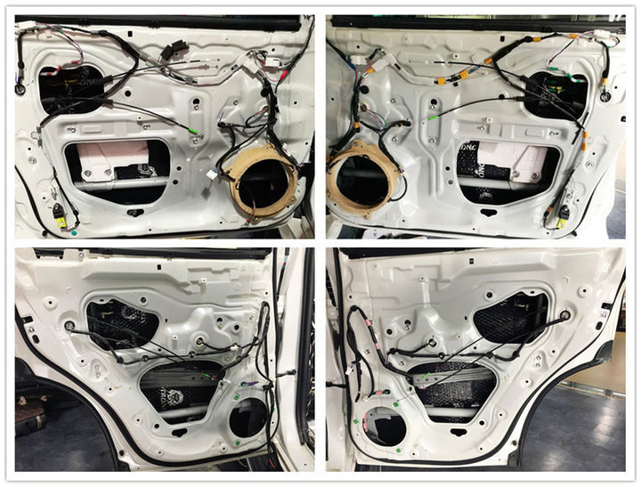 西安上尚丰田霸道改装狮龙汽车隔音 音响系统改装