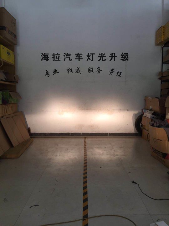 衢州海拉汽车灯光升级中心起亚K3升级海拉5双光透镜