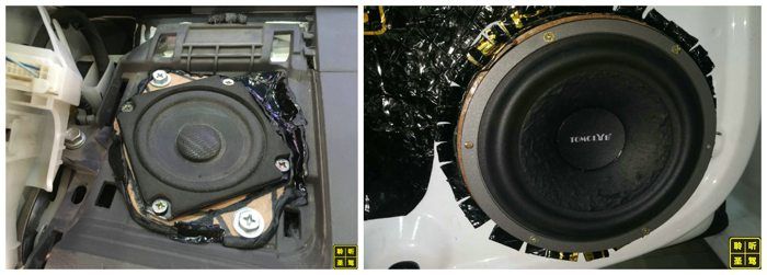 丰田霸道XL普拉多4.0个性升级音响系统：深圳专业音响改装！